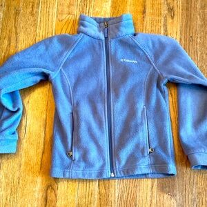 Columbia kids size small Blue Fleece Jacket